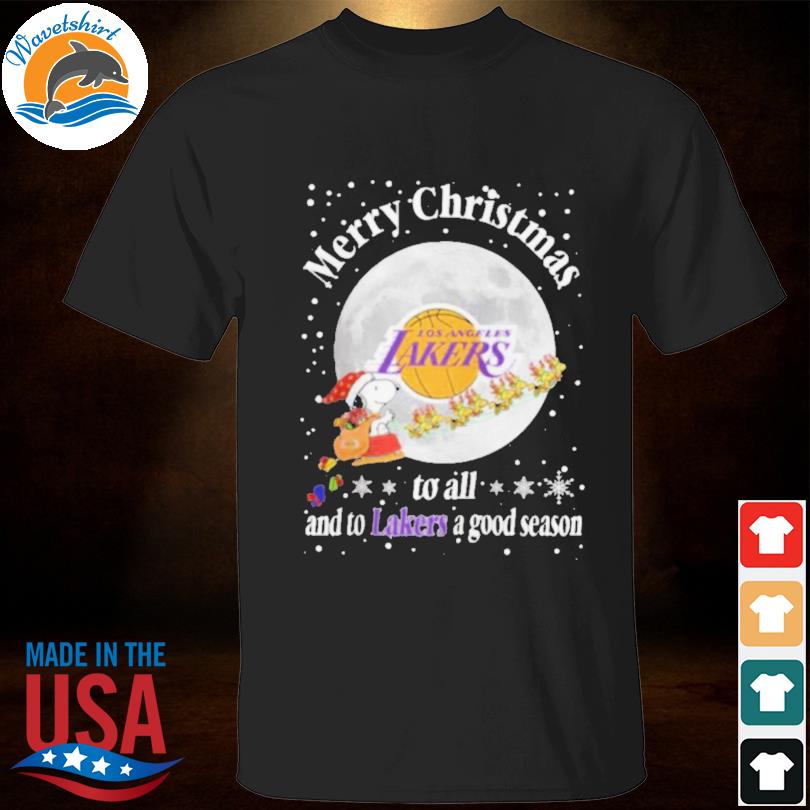 Los angeles lakers merry Christmas to all and to lakers a good season nba basketball sports sweater