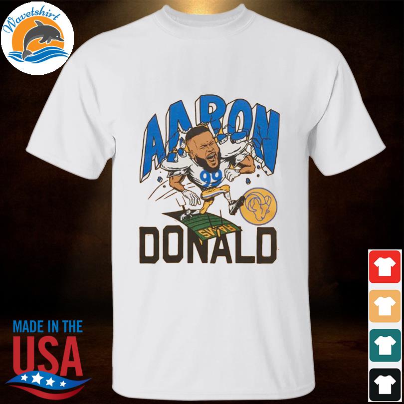 Los Angeles Rams Aaron Donald cartoon 2022 tee shirt
