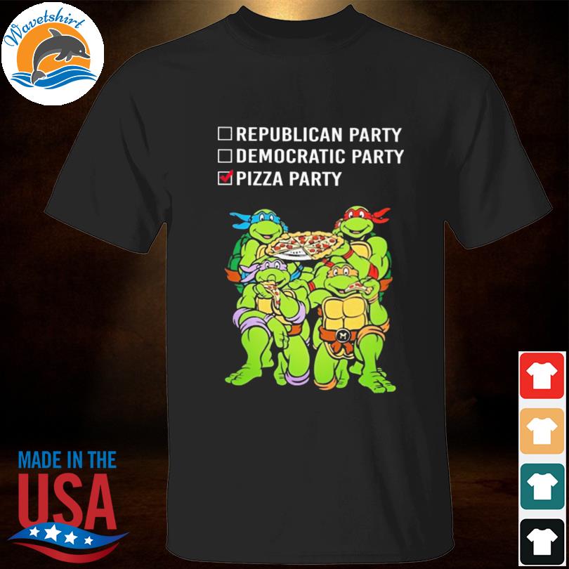 Marisharaygun republish party democratic party pizza party shirt