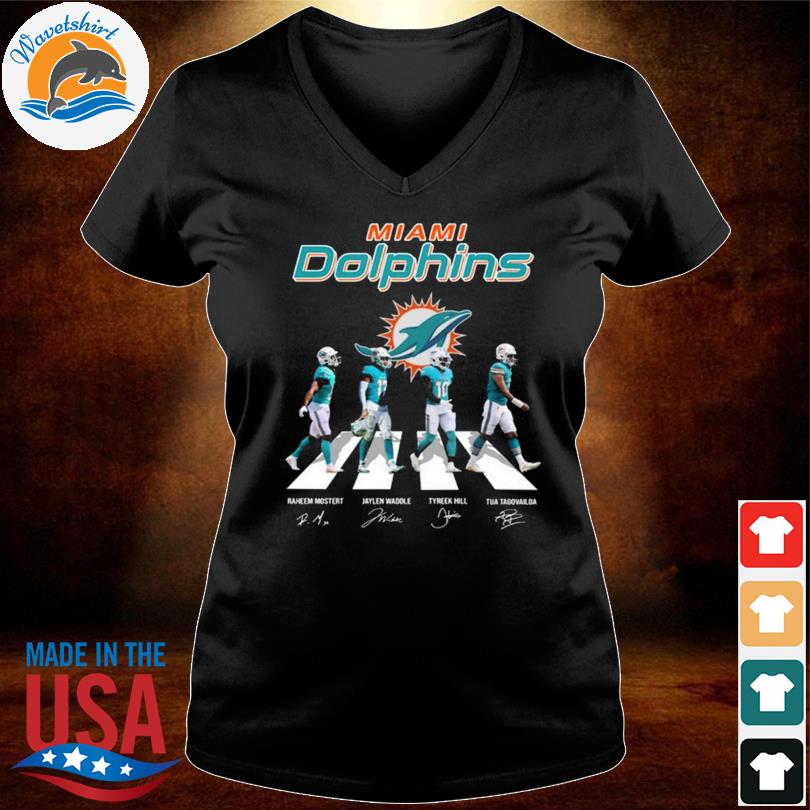 The Miami Dolphins abbey road signatures shirt, hoodie, sweater, long  sleeve and tank top