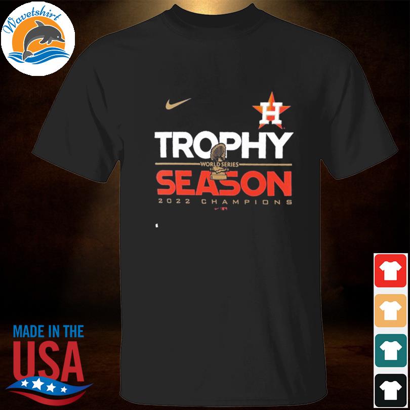 Official Houston astros world series trophy season 2022 champions shirt