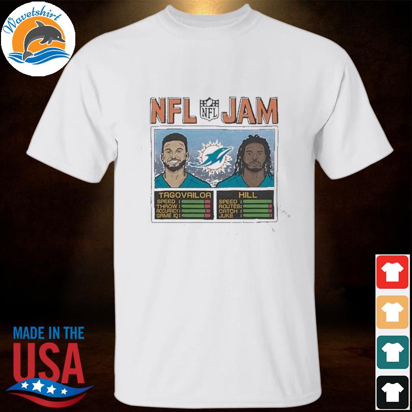 Official Nfl jam dolphins tagovailoa and hill tee shirt