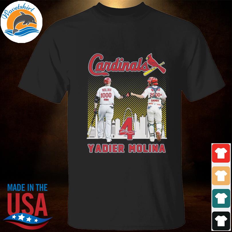 Yadier Molina 4 St. Louis Cardinals baseball catcher signature shirt,  hoodie, sweater, long sleeve and tank top