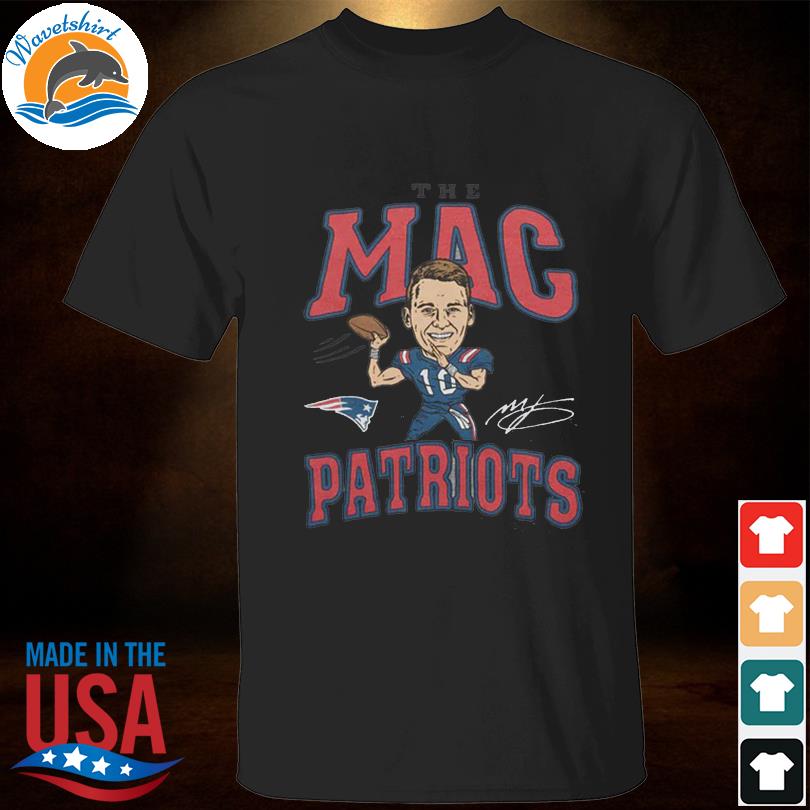 Patriots mac jones cartoon signature 2022 shirt