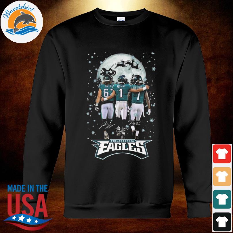 Jason Kelce Jalen Hurts And DeVonta Smith Philadelphia Eagles Christmas  Shirt, hoodie, sweater, ladies v-neck and tank top