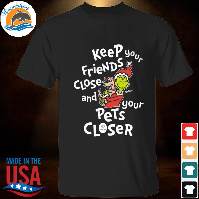 Santa grinch keep your friends close and your pets closer Christmas sweater