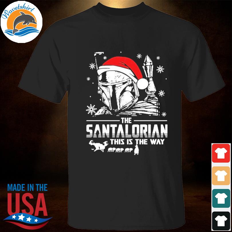 Santa the santalorian star war this is the way Christmas sweater
