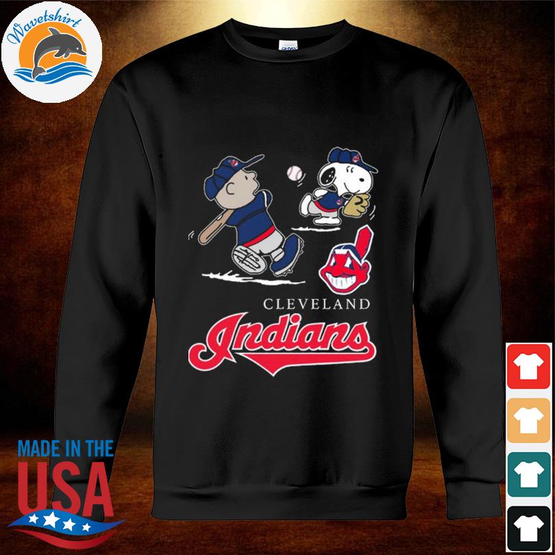 Charlie Brown Snoopy Cleveland Indians T-Shirt