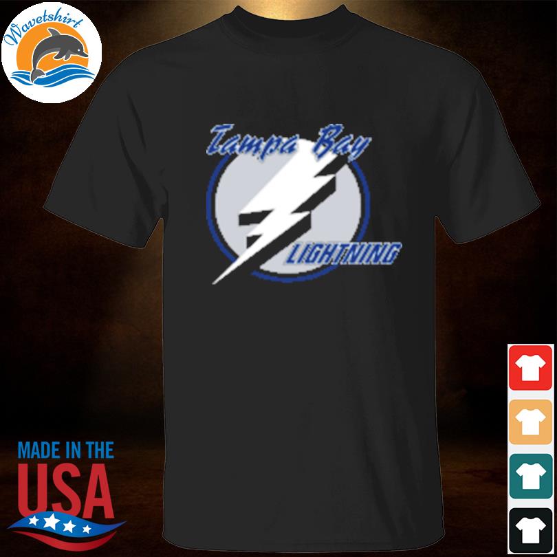Tampa bay lightning fanatics white team primary logo graphic shirt