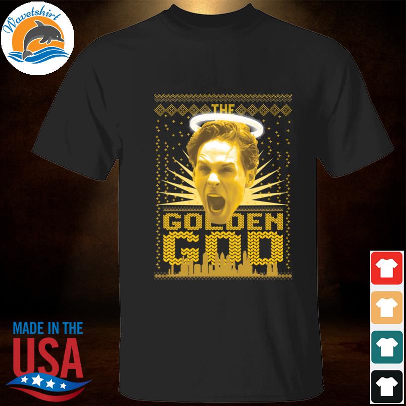 The golden god ugly Christmas sweater