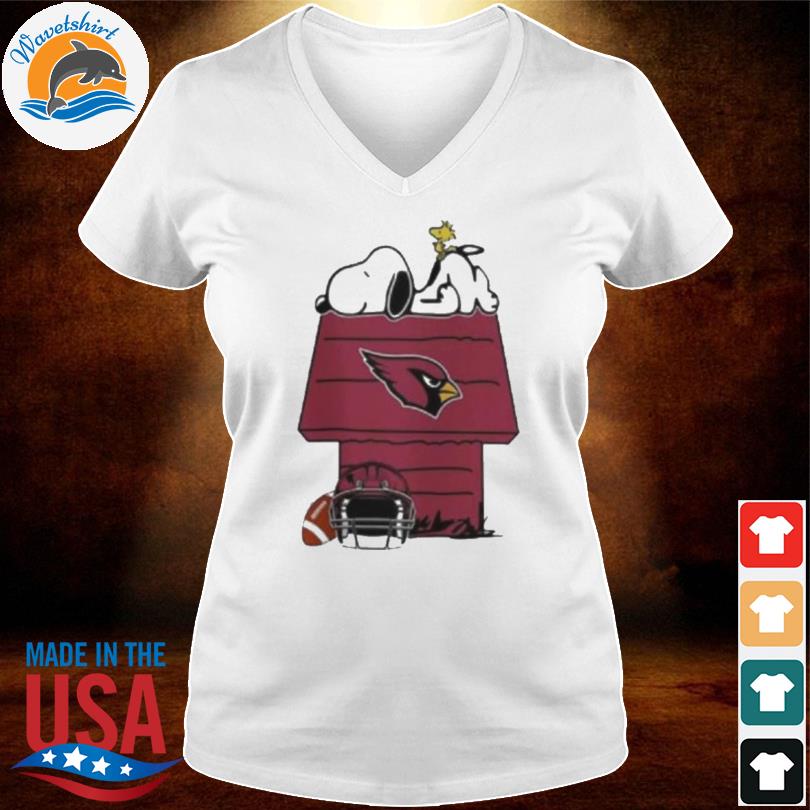 Arizona Cardinals Peanuts characters in October we wear pink shirt, hoodie,  sweater, long sleeve and tank top