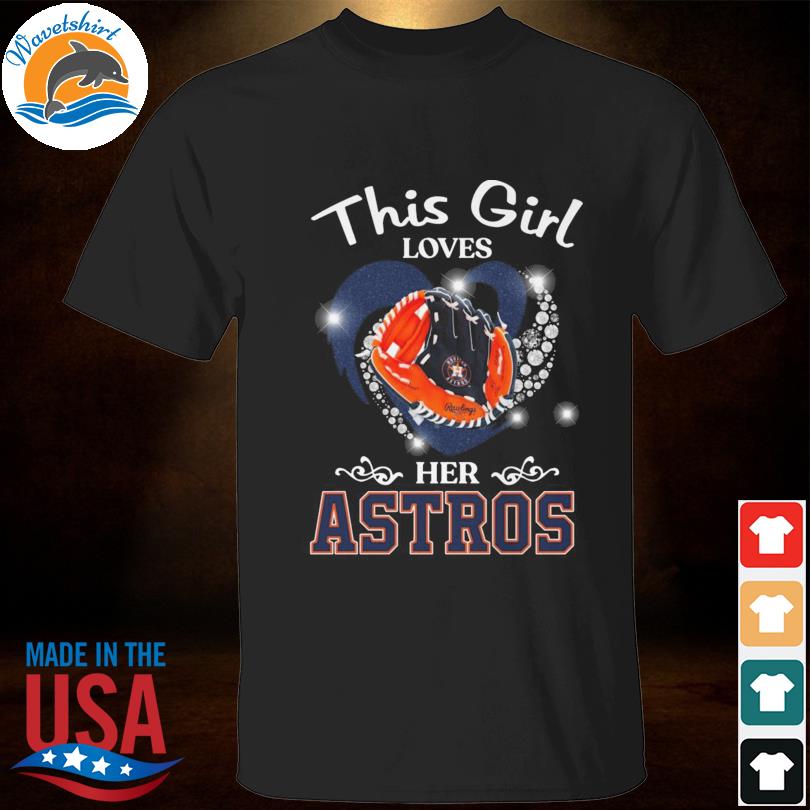 This girl loves her Houston Astros Heart shirt
