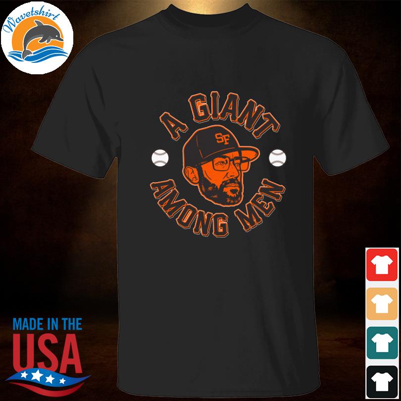 Smack Apparel A Giant Among Men T-Shirt for San Francisco Baseball Fans Short Sleeve / 4X-Large / Orange