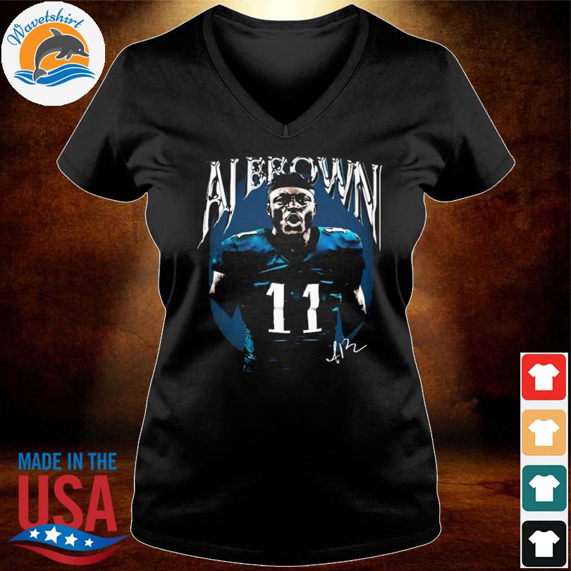 AJ Brown Philadelphia Eagles signature 2022 T-shirt - Kaiteez