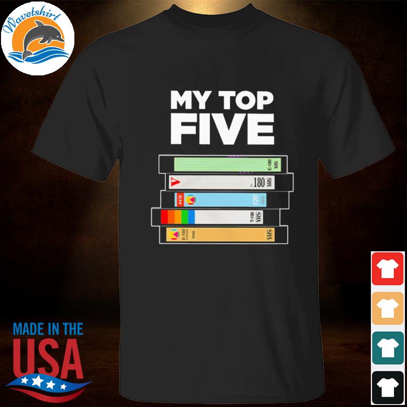 Books my top five shirt