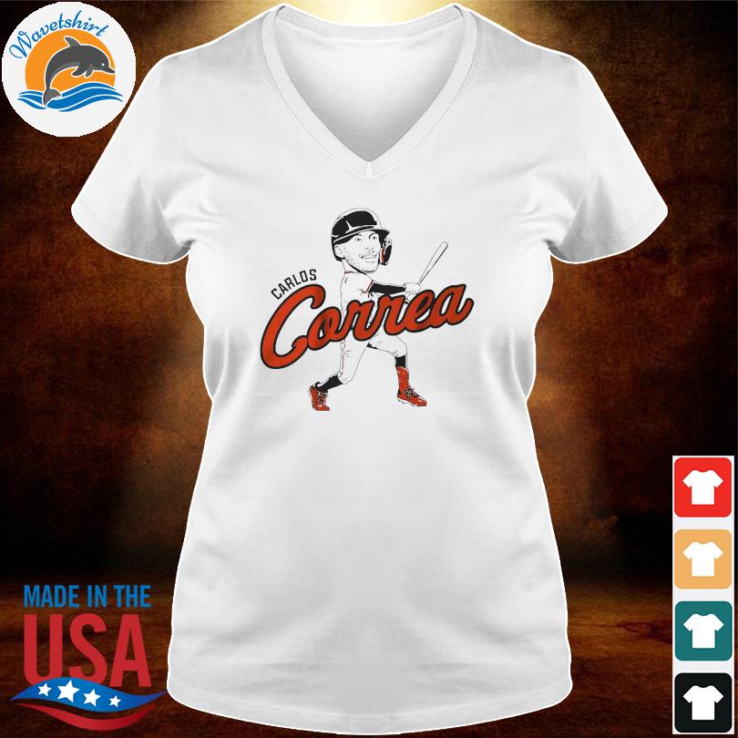 Official Carlos correa caricature T-shirt, hoodie, sweater, long sleeve and  tank top