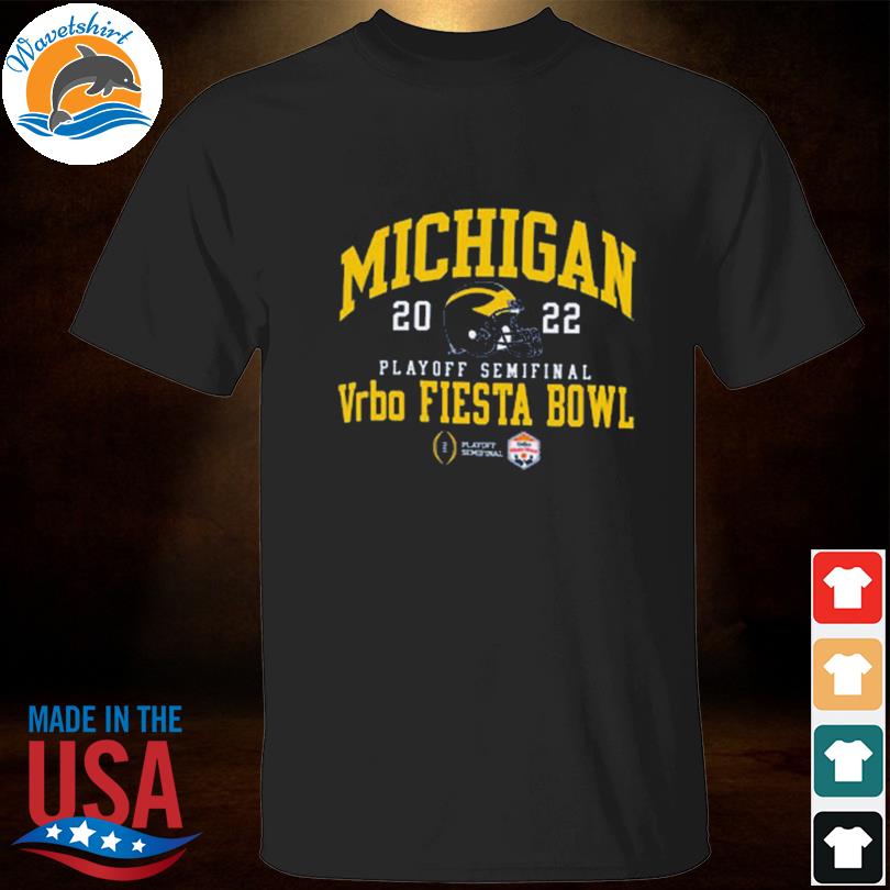 Champion university of Michigan wolverines 2022 college football playoff fiesta bowl shirt