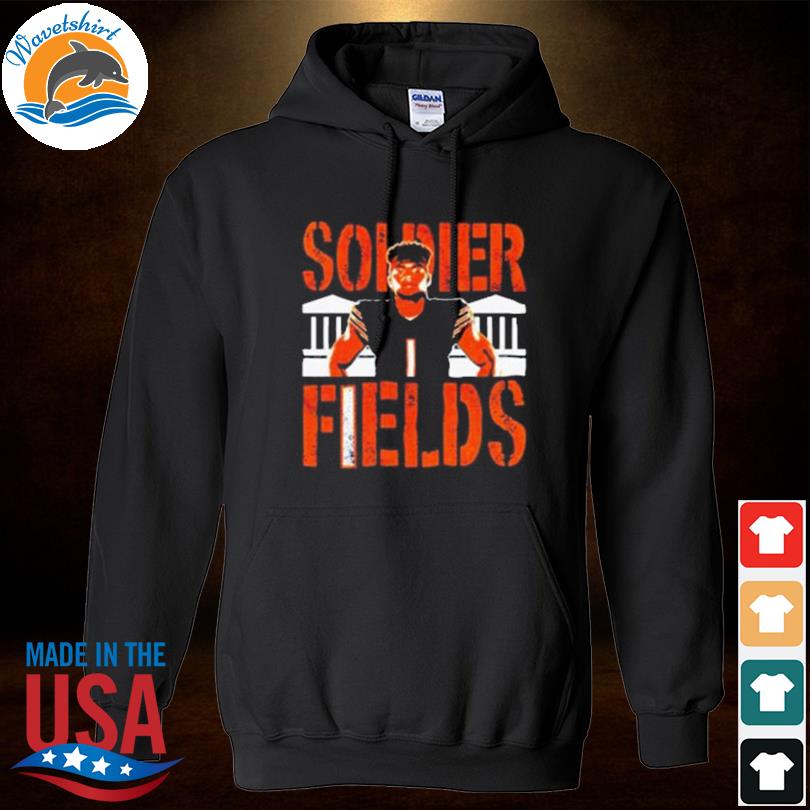 Official Soldier fields justin fields chicago bears shirt, hoodie, sweater,  long sleeve and tank top