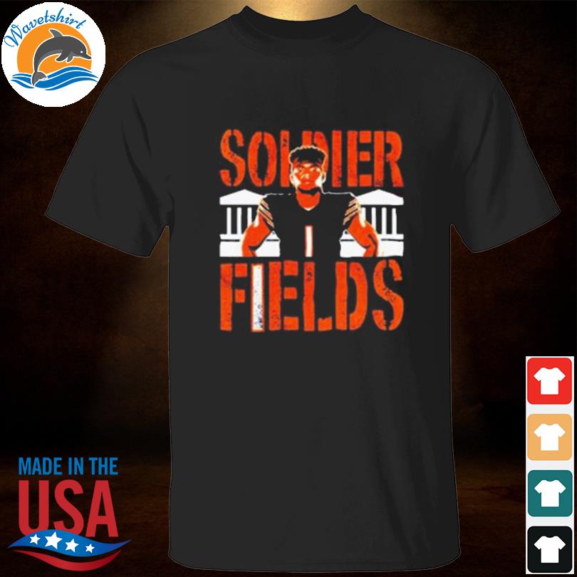 Chicago bears justin fields soldier fields shirt, hoodie, sweater, long  sleeve and tank top