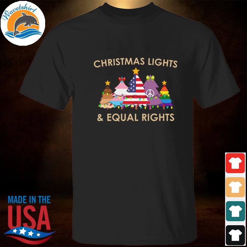 Christmas lights and equal rights sweater