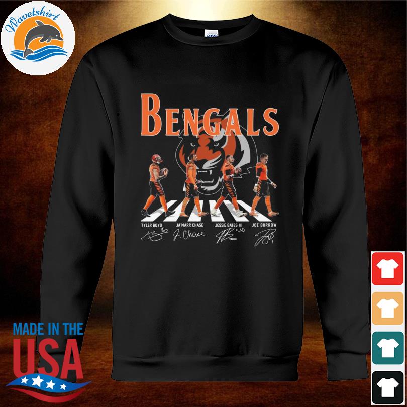 The Cincinnati Bengals Abbey Road Signatures T-Shirt, hoodie