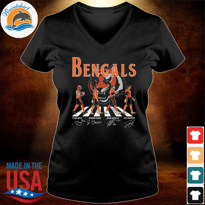 The Cincinnati Bengals Abbey Road Signatures T-Shirt, hoodie, sweater, long  sleeve and tank top