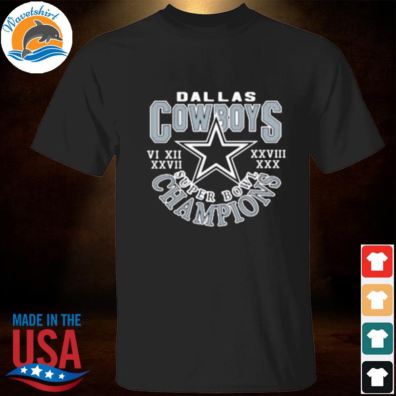 Dallas Cowboys Five time Super Bowl Champions 2023 T shirt - Limotees