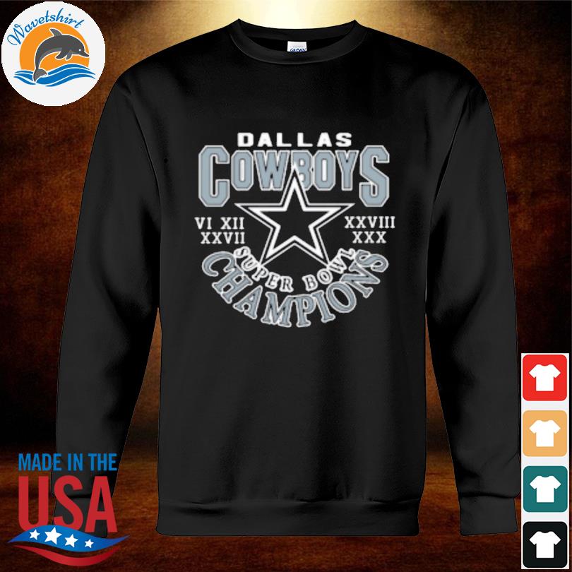 Dallas Cowboys 5 time super bowl champions 2023 shirt, hoodie, longsleeve  tee, sweater