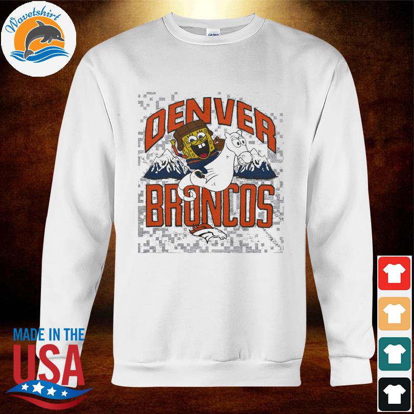 Denver broncos homage x spongebob 2022 shirt, hoodie, sweater, long sleeve  and tank top