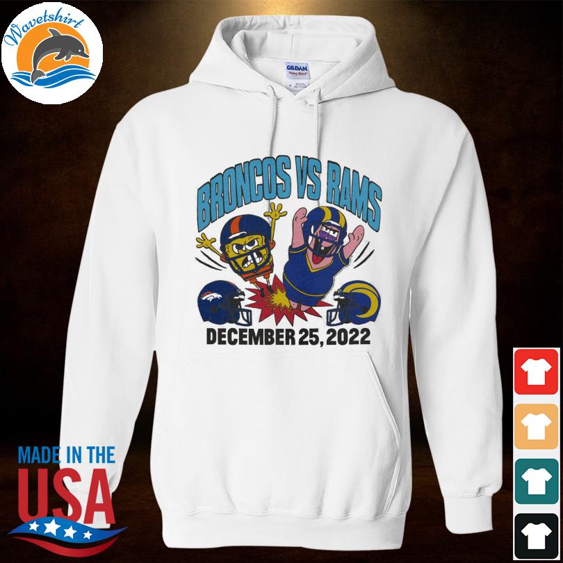 Broncos vs Rams Los Angeles Rams Homage x SpongeBob December 25