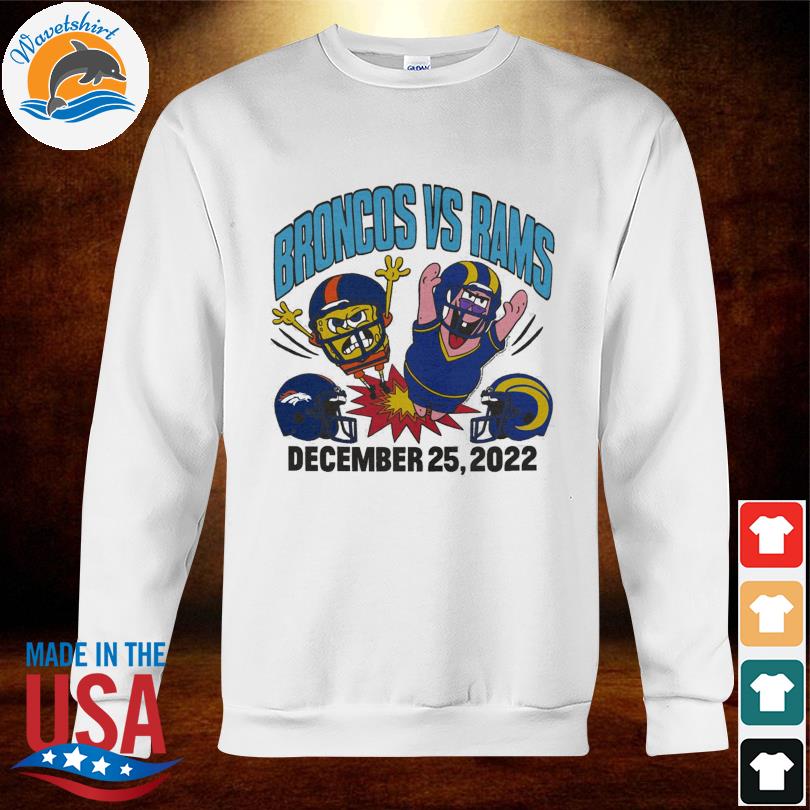 Denver Broncos vs. Los Angeles Rams Homage x SpongeBob Matchup Shirt,  hoodie, sweater, long sleeve and tank top