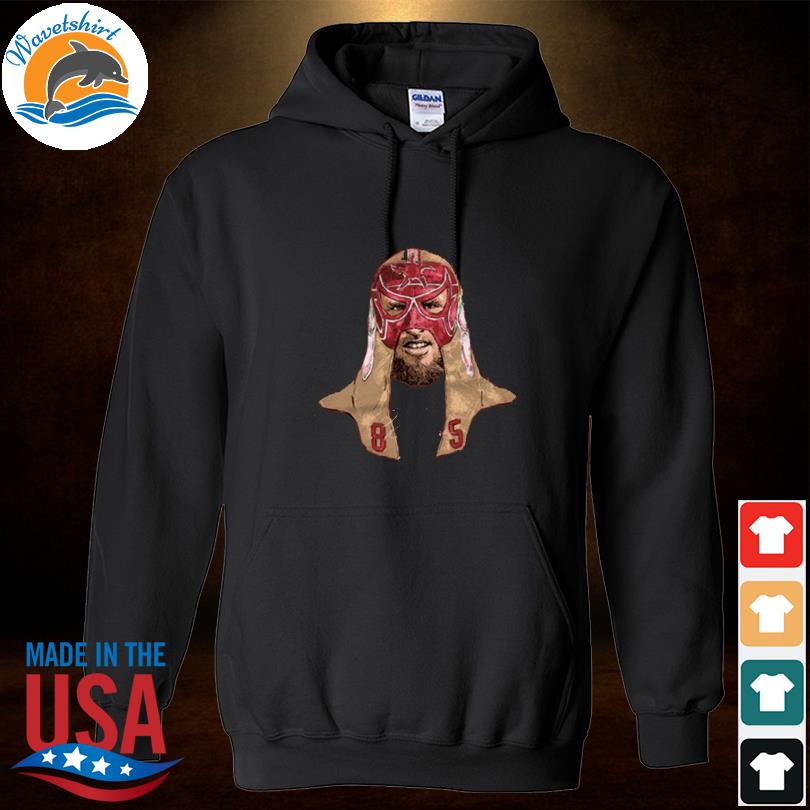 george Kittle San Francisco 49ers Luchador mask portrait shirt