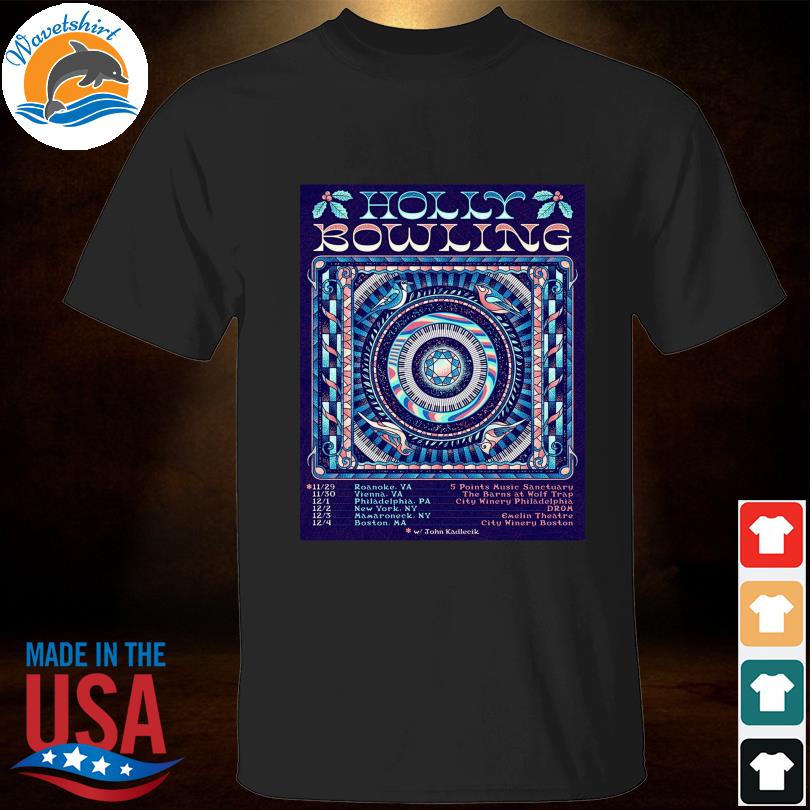 Holly bowling tour 2022 november and december solo tour shirt