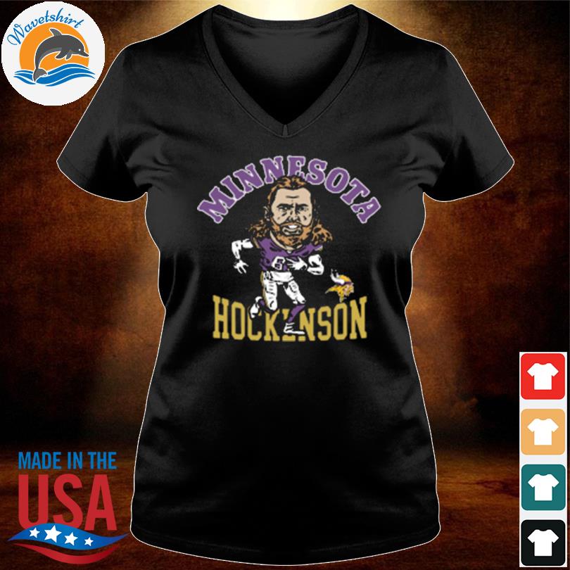 Homage minnesota vikings tj hockenson shirt, hoodie, sweater, long sleeve  and tank top