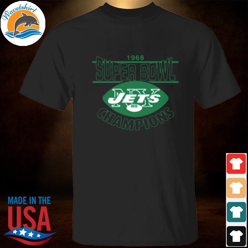 Homage branded ny jets super bowl iiI champs est 1968 shirt