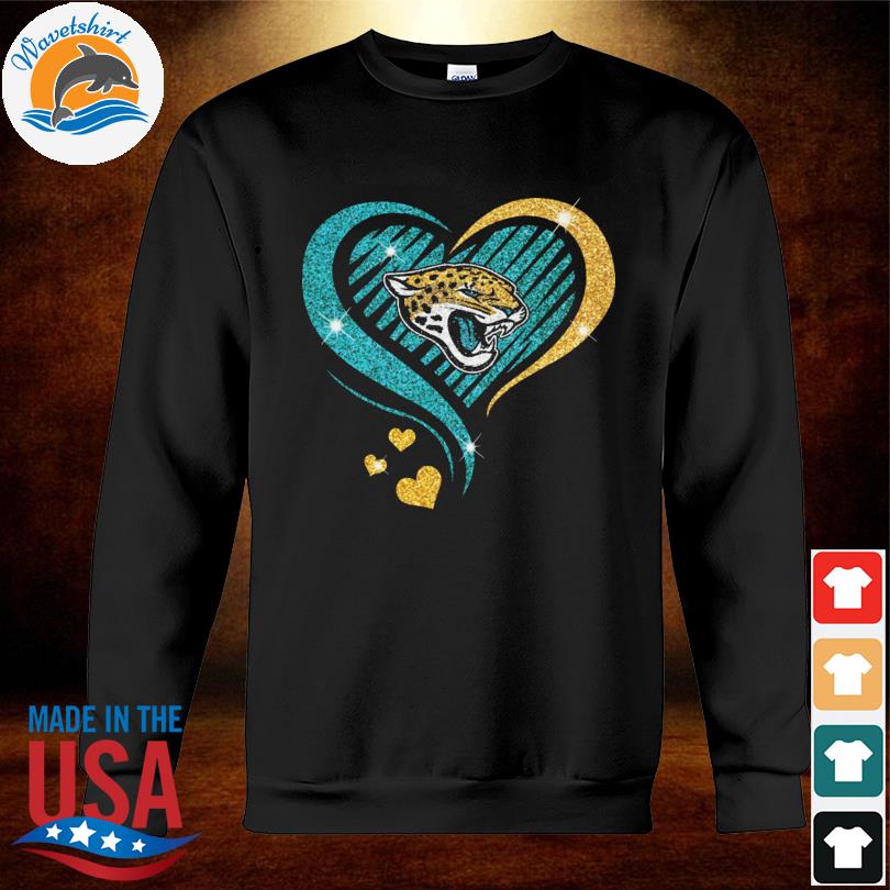 Heart Diamond Jacksonville Jaguars Shirt - Kingteeshop