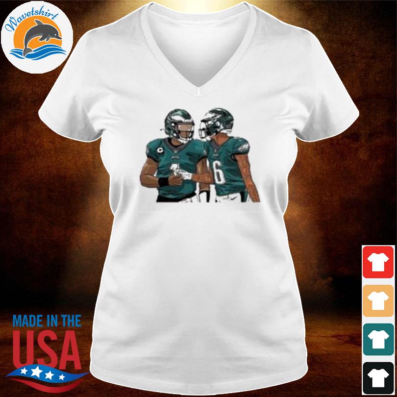 Jalen hurts and devonta smith philadelphia eagles football shirt, hoodie,  longsleeve tee, sweater