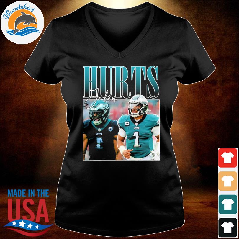 Jalen hurts vintage 90s shirt, hoodie, sweater, long sleeve and tank top