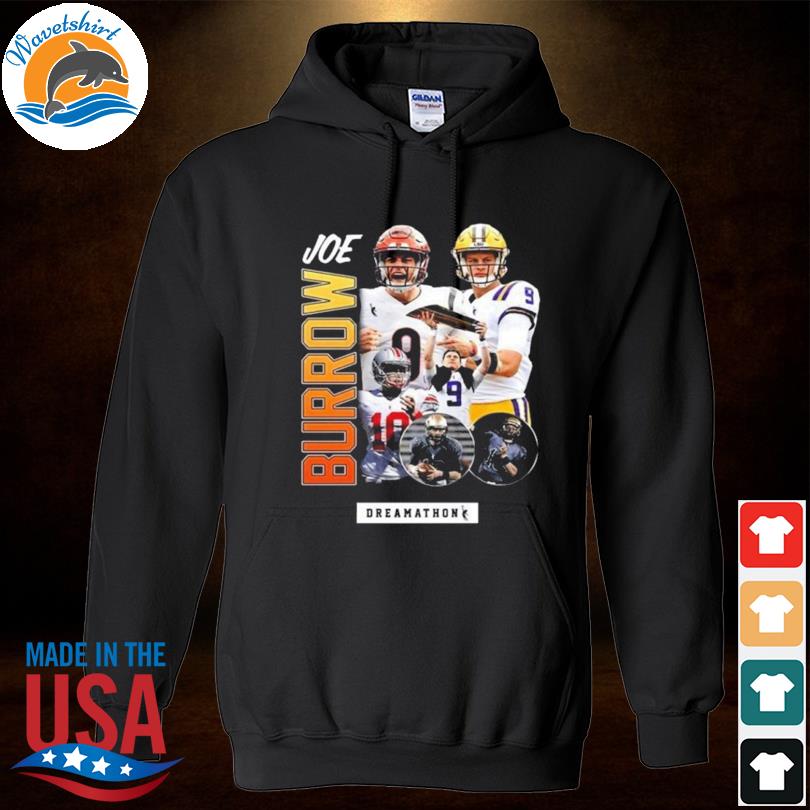 Joe burrow dreamathon cincinnati bengals nfl shirt, hoodie, sweater, long  sleeve and tank top