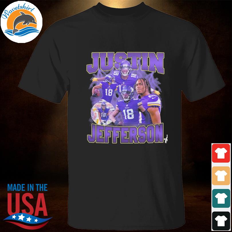 Justin Jefferson minnesota vikings football vintage shirt