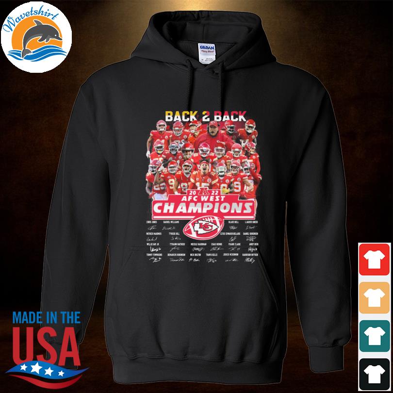 Official Kansas City Chiefs AFC afc west division champion 2020 five in a  row signatures t-shirt, hoodie, longsleeve tee, sweater