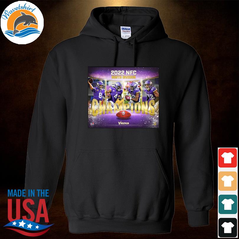 Minnesota Vikings 2022 NFC North division champions shirt, hoodie, sweater  and v-neck t-shirt