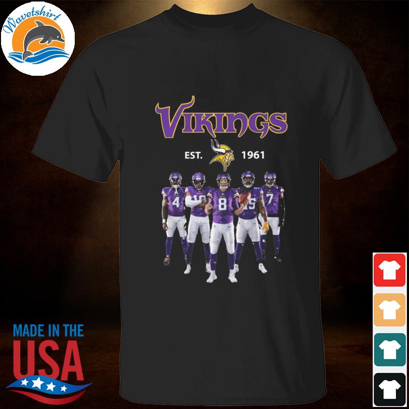 Minnesota Vikings football est. 1961 go Vikings logo shirt, hoodie,  sweater, long sleeve and tank top