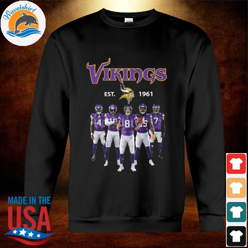 Nice minnesota Vikings Est 1961 champions 2022 shirt, hoodie, sweater, long  sleeve and tank top