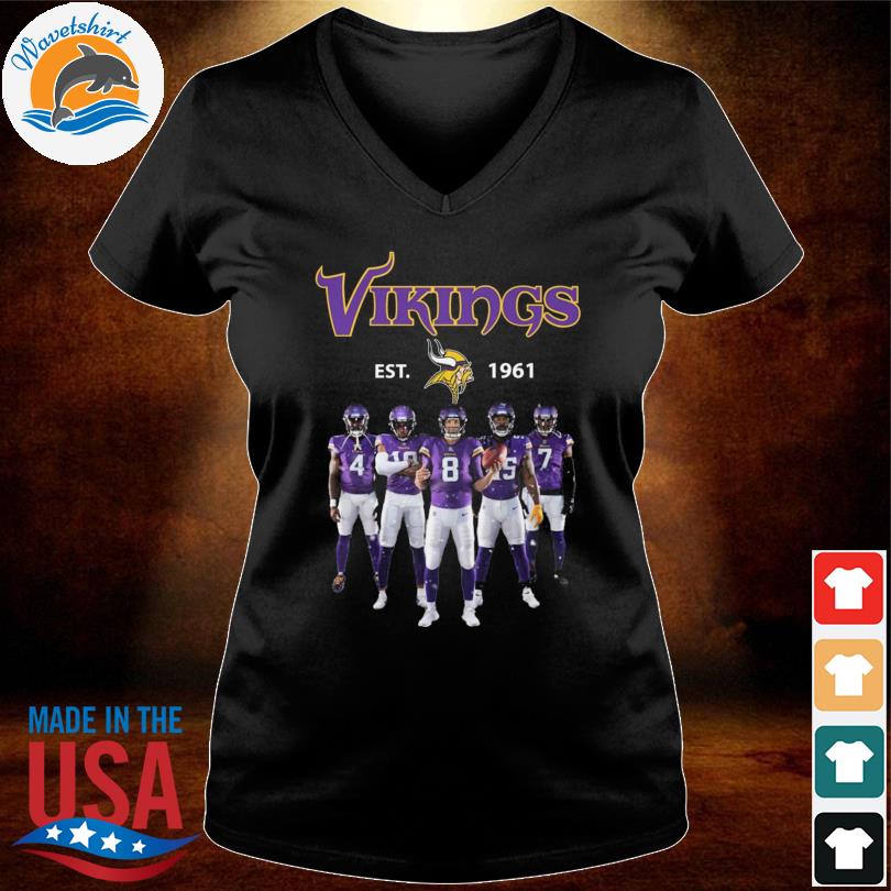 Nice minnesota Vikings Est 1961 champions 2022 shirt, hoodie, sweater, long  sleeve and tank top