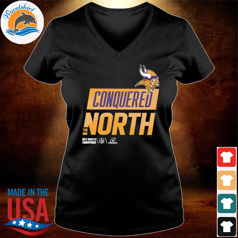 Minnesota Vikings Nike Conquered The North 2022 NFC North Division  Champions Shirt, hoodie, sweater, long sleeve and tank top