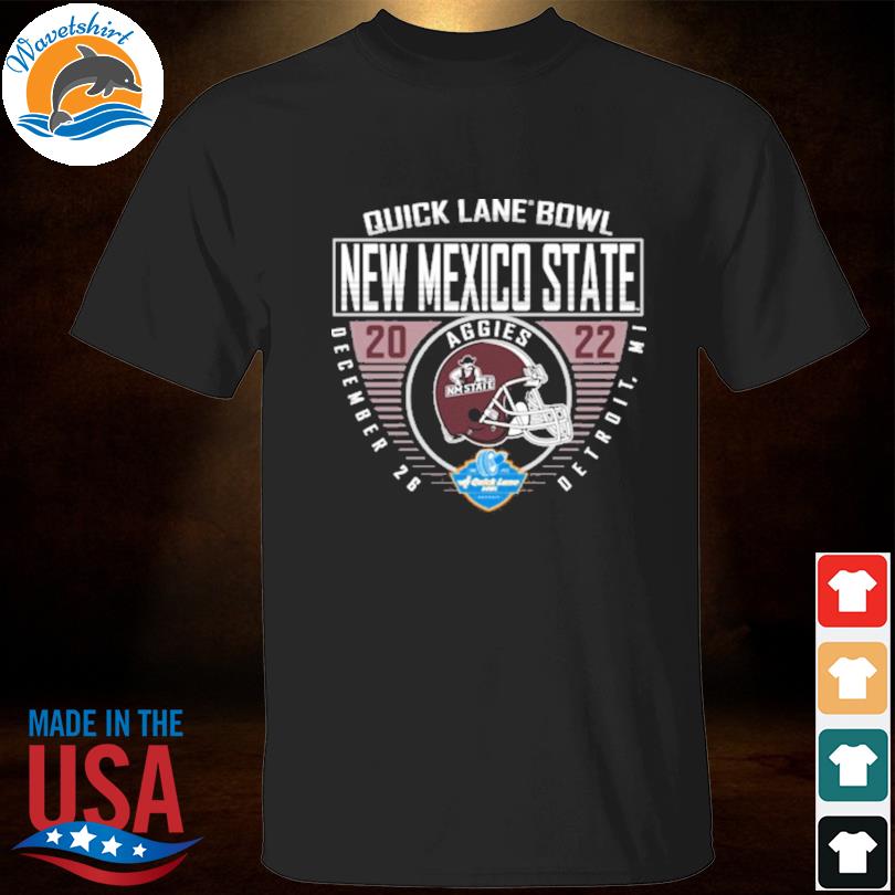 New mexico state aggies helmet 2022 quick lane bowl shirt