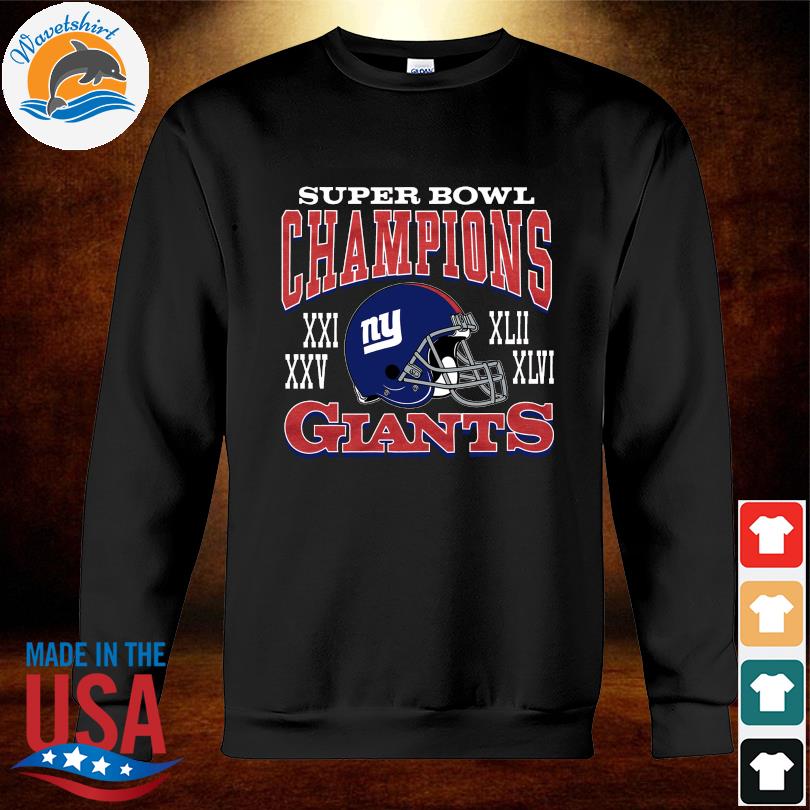 Official New York Giants Homage Super Bowl Classics Tri-Blend T