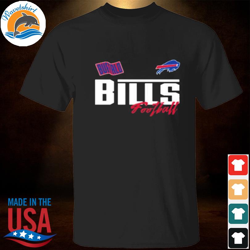 NFL Team Apparel Youth Buffalo Bills Run Back White T-Shirt