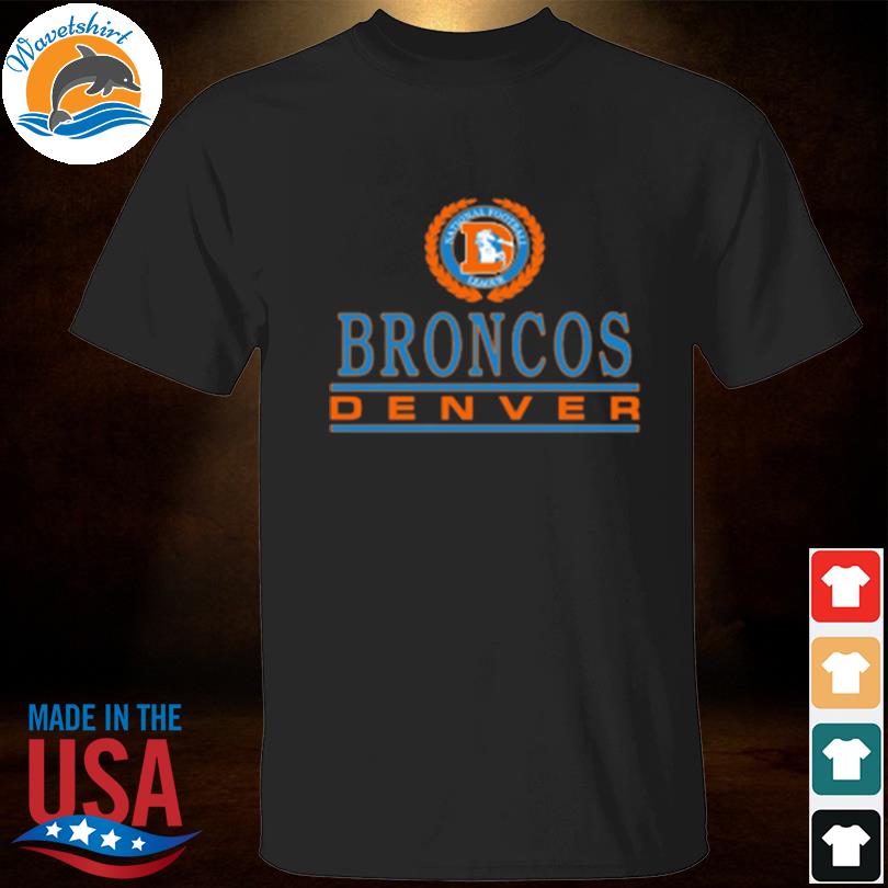 Denver Broncos Crest Crewneck from Homage. | Officially Licensed Vintage NFL Apparel from Homage Pro Shop.